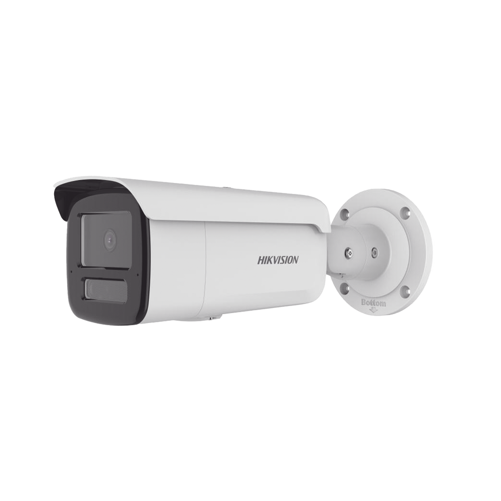 [Dual Light + 2 Micrófonos Integrados] Bala IP 6 Megapixel / Lente 4 mm / 80 mts Luz Blanca + 80 mts IR / ACUSENSE / Exterior IP67 / WDR 120 dB / PoE  / Micro SD / Metal / ACUSEEK