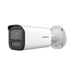 Bala IP 4 Megapíxel / Lente Motorizado 2.7 a 13.5 mm / Dual Light (50 mts IR + 50 mts Luz Blanca)   / Exterior IP67 / WDR 120 dB / PoE  / Micro SD