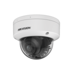 Domo IP 4 Megapixel / Lente Mot. 2.7 - 13.5 mm / Dual Light (40 mts IR + 40 mts Luz Blanca) / SSD Integrado 256 GB / 2 Micrófonos Integrados / Alarmas I/O / IP67 / IK10 / WDR 130 dB / PoE + / AcuSense / DarkFighter S /