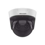 PanoVu Series / Vista Panorámica 180° / 8 Megapixel en Total / 4 Lentes 2.8 mm (2 Megapixel) / 20 mts IR EXIR / Exterior IP67 / IK10 / 12 Vcc / PoE+ / MicroSD