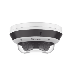PanoVu Series / Vista Panorámica 360º / 4 Lentes Mot. 2.8 a 12 mm (4 Megapixel por Lente) / 16 Megapixel en Total / WDR 120 dB / DARKFIGHTER / Exterior IP67 / IK10 / PoE+ / 30 mts IR / Micro SD