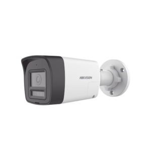 [Audio Bidireccional + Dual Light + ColorVu] Bala TURBOHD 3K  (5 Megapixel) / Lente 2.8 mm Angulo de vision 112° / 30 mts IR EXIR + 20 mts Luz Blanca / Micrófono y Bocina Integrado / Exterior IP67 / Metal / dWDR