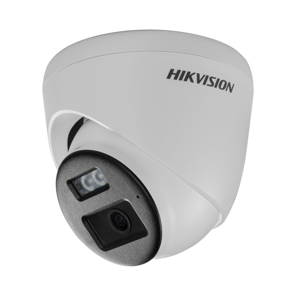 [Audio Bidireccional + Dual Light + ColorVu] Turret TURBOHD 3K (5 Megapixel) / Lente 2.8 mm / 40 mts IR EXIR + 40 mts Luz Blanca / Micrófono y Bocina Integrado / Exterior IP67 / dWDR