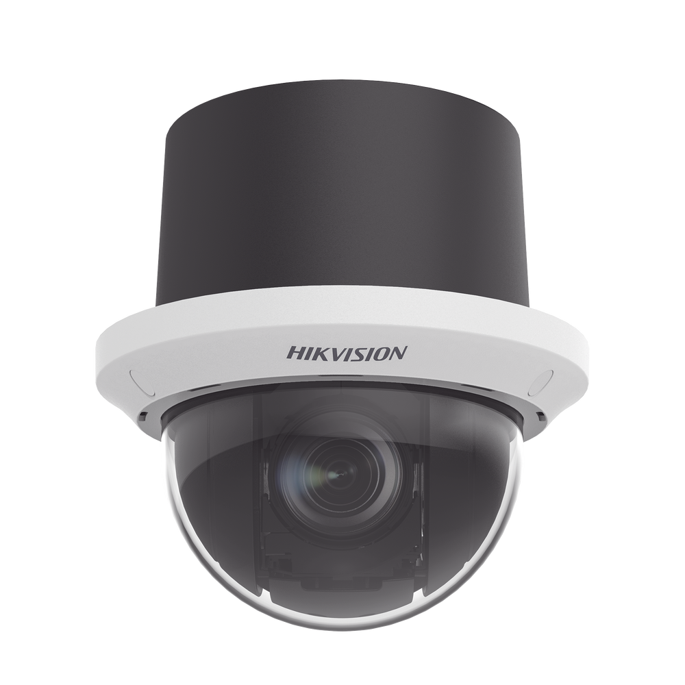 PTZ IP 4K (8 Megapixel) / 25X Zoom  / Uso en Plafon / IP54 / ACUSEEK / DARKFIGHTER / ACUSENSE / WDR 120 dB / Audio y Alarmas I/O / HLC / EIS / PoE+ / Micro SD