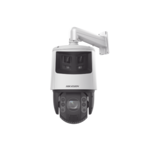 [TandemVu] PTZ IP 4 Megapíxel con Camara Panoramica 6 Megapíxel / 32X Zoom / 200 mts IR / 30 mts Luz Blanca / ACUSENSE / IP66 / Alerta Audible y Luz Estroboscópica / Autoseguimiento / Hi-PoE / Alarmas I/O / Ultra Baja Il