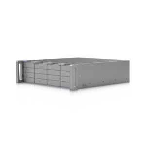 ENVR UniFi Enterprise con Soporte para hasta 210 Cámaras HD, 140 Cámaras 2K o 70 Cámaras 4K, con UniFi Protect & Access, 1 Puerto RJ45 10G, 2 Puertos SFP+ 10G y 16 Bahías para Discos Duros