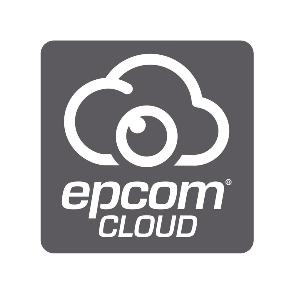 Suscripción Anual Epcom Cloud / Grabación en la nube para 1 canal de video a 2MP con 180 días de retención / Grabación por detección de movimiento