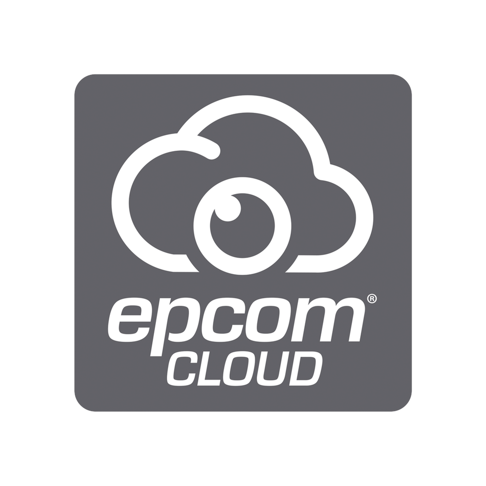 Suscripción Anual Epcom Cloud / Grabación en la nube para 1 canal de video a 8MP con 40 días de retención / Grabación continua