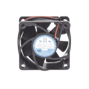 Ventilador Anticondensante Axial Cuadrado, 60x60x25 mm, 12 Vcc, 4390 RPM, 1.8 W, 0.15 A, Flujo de Aire de 25.0 CFM, Unión Sellada.
