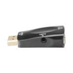 Adaptador (Convertidor) HDMI a VGA  / HDMI Macho a VGA Hembra / Resolución 1920x1080 @ 60Hz  / Adaptador de Audio de 3.5 mm / Chapado en Níquel - Image 2