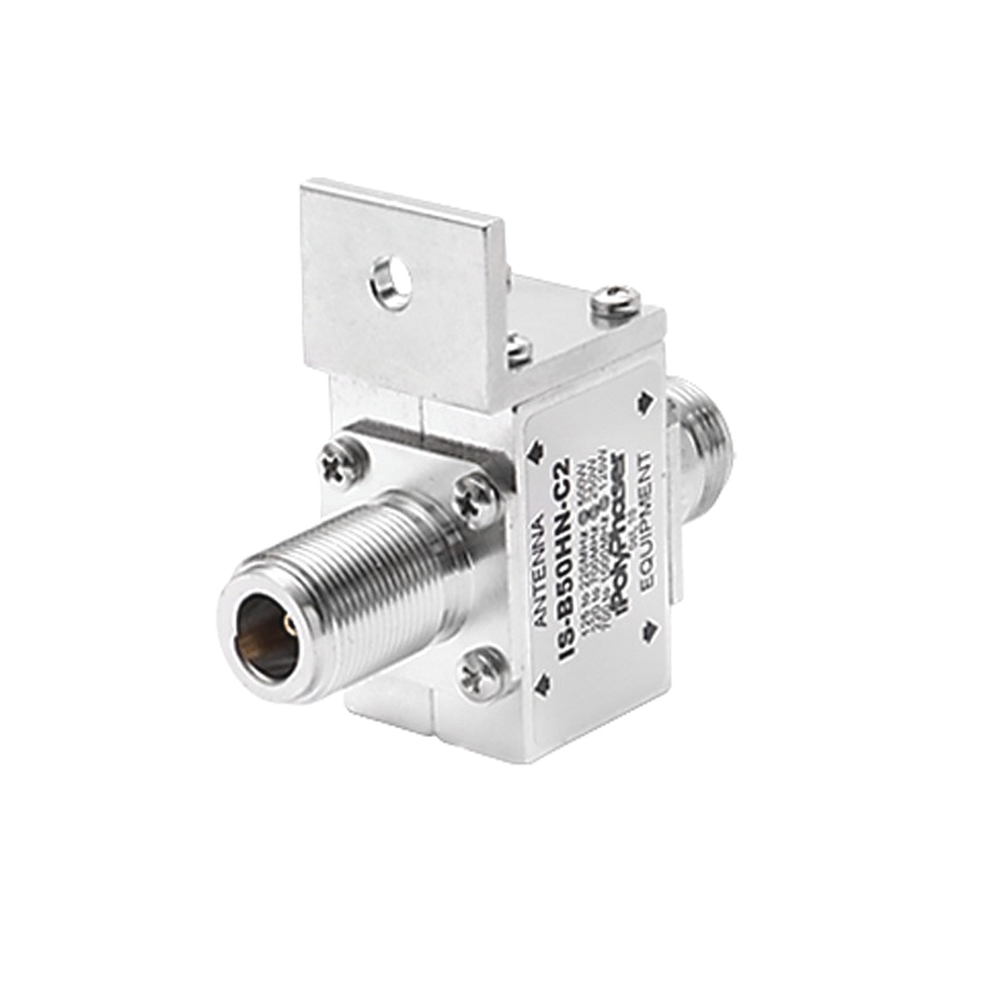 Protector Coaxial RF / 125-1000 MHz / 50 ? / Conectores N Hembra / Ceja Frontal / 500W