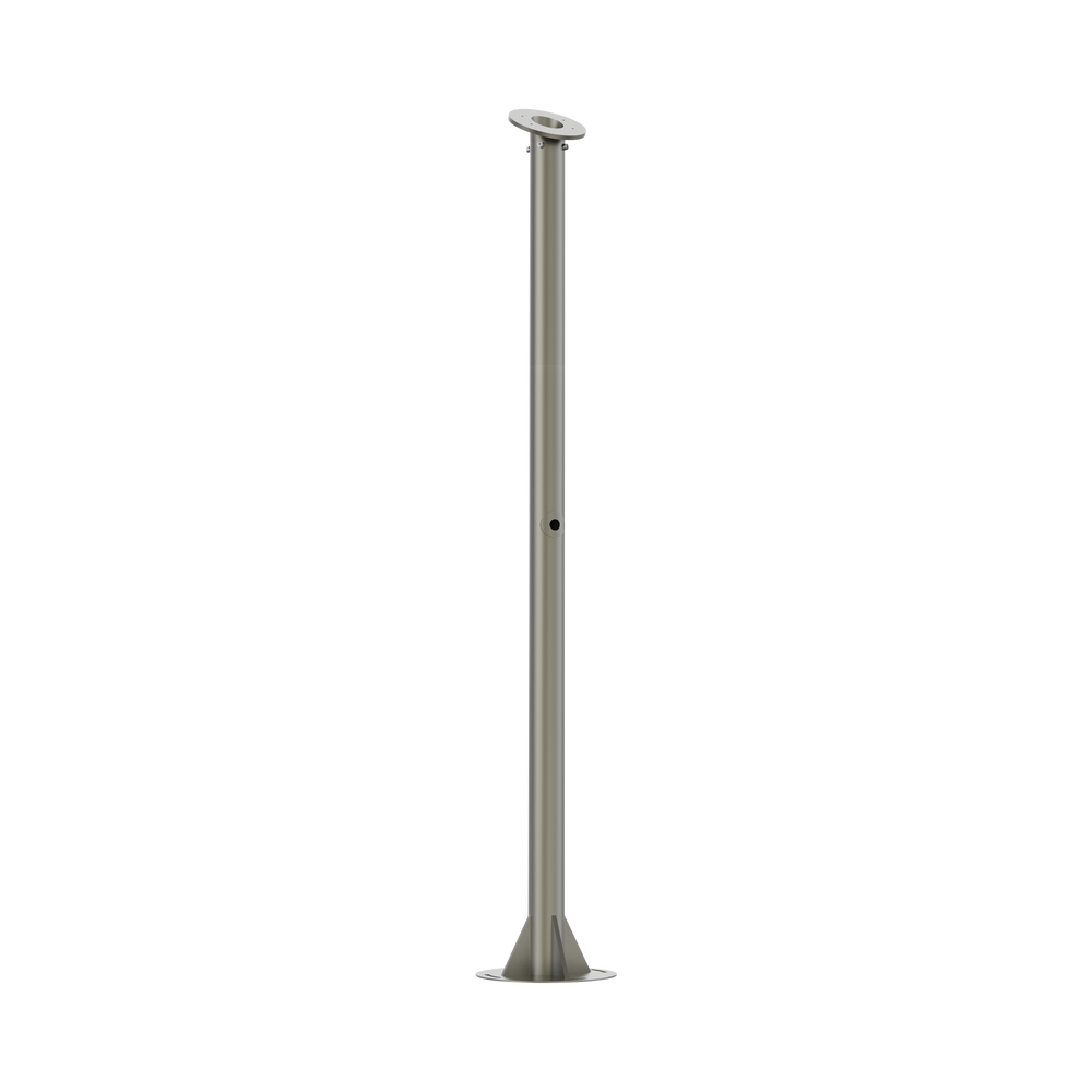 Poste para Cámara ANPR / Compatible con DS-TCG406-E / Altura de 1.5 Metros /  Color Gris