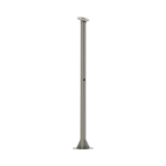 Poste para Cámara ANPR / Compatible con DS-TCG406-E / Altura de 1.5 Metros /  Color Gris
