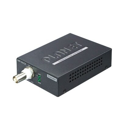Extensor de 1 Puerto PoE Sobre Coaxial de Largo Alcance Hasta 1km