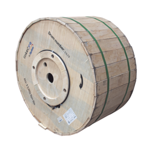 Carrete de 4 Kil?metros de Fibra ?ptica A?rea Mini ADSS (ASU) G.652D, Monomodo de 8 Hilos, Exterior, Span 80, Loose Tube