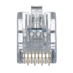 Plug RJ45 Cat5e, Para Cable UTP de Calibres 24-26 AWG, Chapado en Oro de 50 Micras, Paquete de 100 Piezas - Image 2