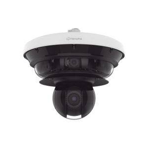 Camara IP Multisensor 34MP (4 sensores 4K) con lentes motorizados / PTZ 2 MP 40X / Hasta 2 tarjetas MicroSD de 512GB / WDR de hasta 150dB / IP66 / IK10 / autoseguimiento / Inteligencia artificial para eventos