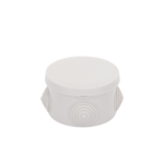 Caja Derivación-Conexión de Plástico Circular con 4 Glándulas de Goma (70 diámetro X 48 alto mm). Para Instalaciones Comerciales,  Residenciales e Industriales. Cerrado a Presión. - Image 3