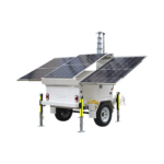 Traila / Remolque con Mástil Retráctil de 7.5 m. para Videovigilancia o Iluminación, con Bases para Instalar Paneles Solares y Baterías (No incluidos) - Image 3