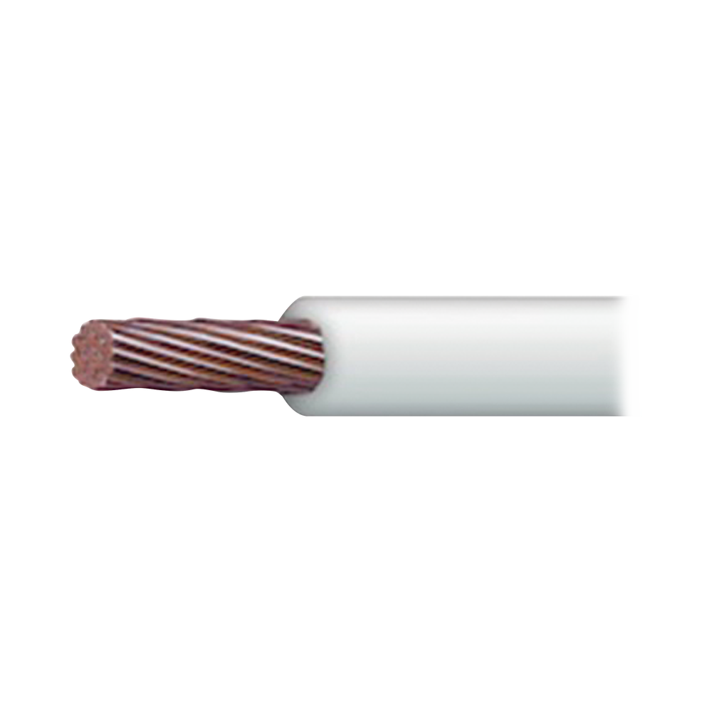Cable El?ctrico de Cobre Recubierto THW-LS Calibre 12 AWG 19 Hilos Color Blanco (100 Metros) (328.08 Pies)