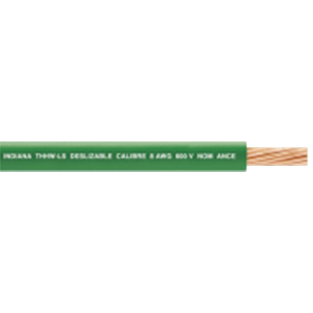 Cable El?ctrico de Cobre Recubierto THW-LS Calibre 14 AWG 19 Hilos Color Verde (100 Metros (328.08 Pies))