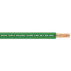 Cable El?ctrico de Cobre Recubierto THW-LS Calibre 14 AWG 19 Hilos Color Verde (100 Metros (328.08 Pies))