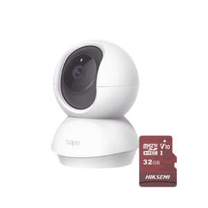 Kit de Cámara IP Wi-Fi / Incluye 1 Pieza Modelo TAPOC200 / 2 Megapixel /  Utiliza La App Tapo / 1 Memoria Micro SD  Hiksemi Modelo  HS-TF-E1/32G