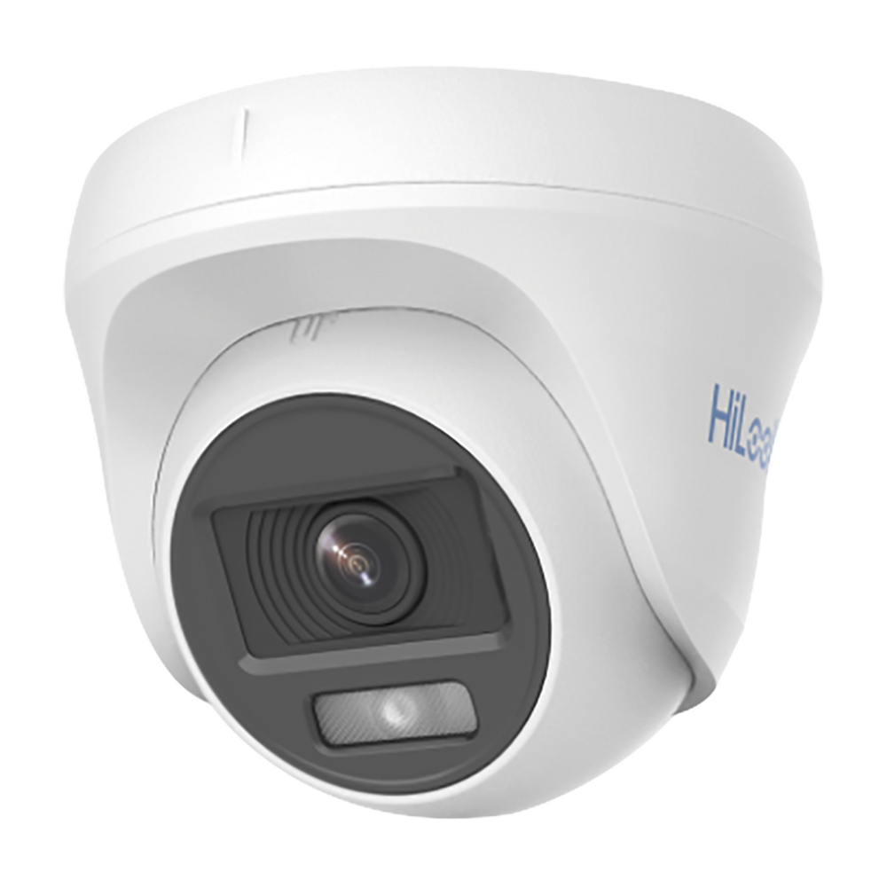 Turret TURBOHD 1080p / Imagen a Color 24/7 / Lente 2.8 mm / ColorVu Lite / Luz Blanca 20 mts / Uso en Interior / Policarbonato