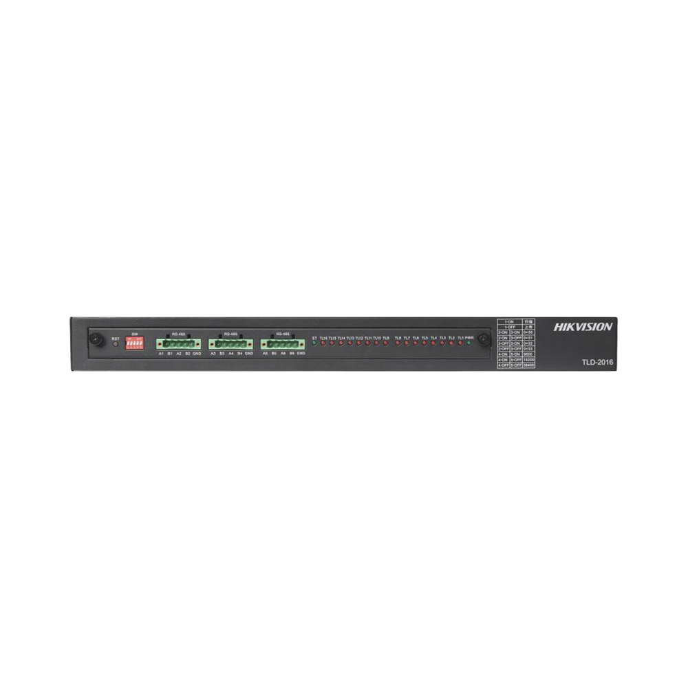 Detector de Luces de Tráfico TLD-2016-6 / 16 Canales / RS485 / Salida DC 5V / SCM para Detección y Comunicación / Protecciones de Voltaje