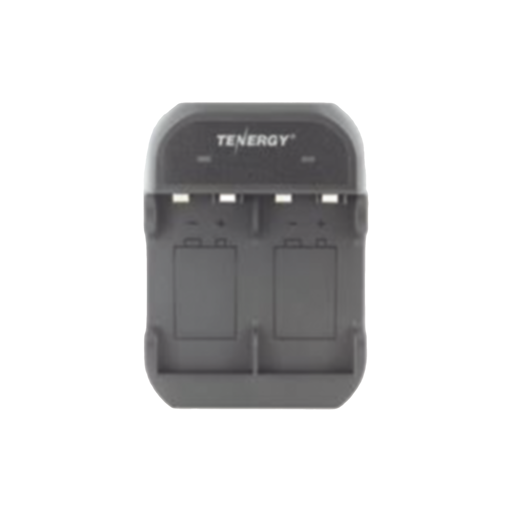 Cargador R?pido 2 Bah?as / Bater?as Ni-MH 9V / Cable USB Incluido / Adaptador de Corriente NO Incluido / Color Negro