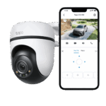 Camara de Seguridad PTZ Exterior Wi-Fi / 2K 3 Megapixel (2304×1296) / 360° Panorámica Horizontal + 130° Vertical / Seguimiento Inteligente de Movimiento / Visión Nocturna a Color / IP65 / Compatible Alexa y Google Home - Image 3