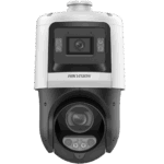 [TandemVu] PTZ IP 4 Megapixel + Cámara Fija 4 Megapixel / 25X Zoom / 100 mts IR + 30 mts Luz Blanca / IP67 / ACUSENSE / PoE+ / 2 Micrófonos Integrados y Bocina / Alerta Audible y Luz Estroboscopica / Alarmas I/O / DARKFIGHTER / Micro SD - Image 2