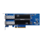 Adaptador de Red SFP+ de 10 GbE de Doble Puerto | Compatible con Synology | PCIe 3.0 x8 | Link Aggregation | Jumbo Frame 9 KB | Garantía de 5 Años.