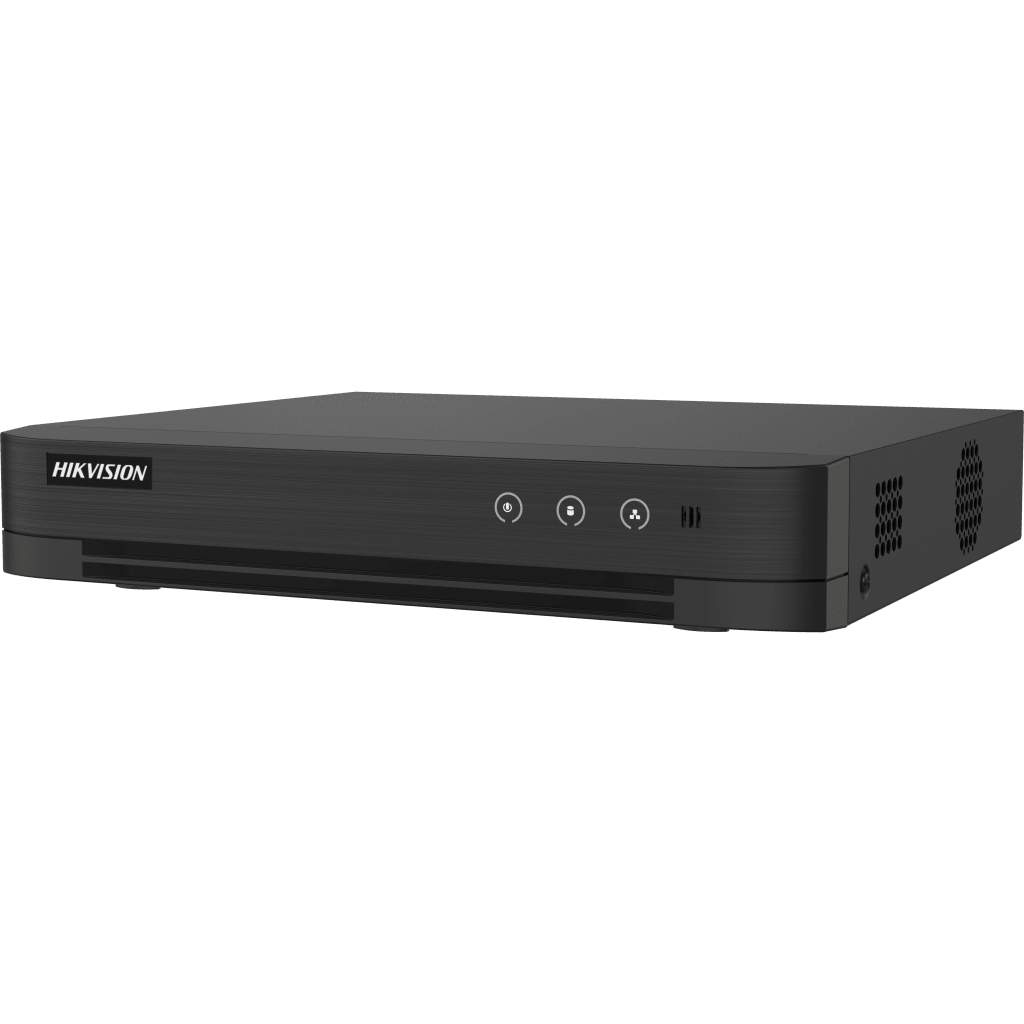 DVR 8 Canales TURBOHD + 8 Canales IP / 8 Megapixel (4K) / Audio Bidireccional / ACUSENSE / 1 Bahía de Disco Duro / Salida de Video en Full HD / H.265+