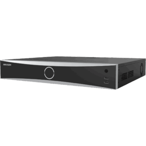 NVR 32 Megapíxel (8K) / 32 Canales IP / 16 Puertos PoE+ / ACUSENSE / ANPR / Conteo de Personas / Reconocimiento Facial / 4 Bahías de Disco Duro / Soporta POS / Alarmas I/O