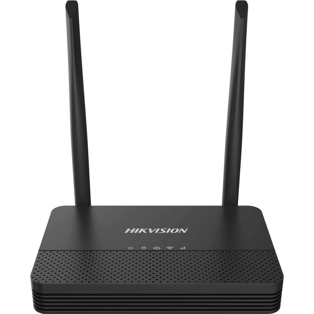 NVS (Hub) de 4 Megapixel / 4 Canales IP / Soporta Memoria Micro SD de 512 GB / 2 Antenas Wi-Fi / Se Conecta a Hik-Connect