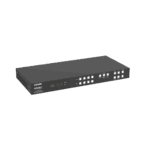 Switch de Video Matrix 4x4 HDMI 2.0 | 18Gbps Ancho de Banda | 4K2K@60Hz Resolución | 4 Entradas 4 Salidas HDMI | Audio LPCM y Dolby Digital | Control TCP-IP y RS-232 | Conectores Phoenix para Audio | Metal Enclosure