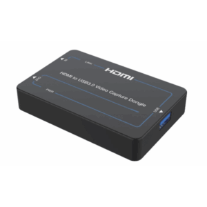 Adaptador de Captura de Video HDMI a USB 3.0 | 4K60 HDMI Entrada | 1080p60 USB Salida | HDCP 2.2 | 18 Gbps Ancho de Banda | Plug and Play | Compatible Windows Linux macOS