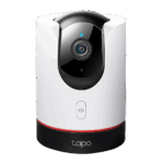 Camara de Seguridad Wi-Fi Pan/Tilt AI / 2K QHD (2688 × 1520 px) / Visión Starlight F1.6 / Detección IA Personas-Mascotas-Vehículos / Audio Bidireccional / Wi-Fi 6 / Privacidad Física / Almacenamiento microSD 512GB
