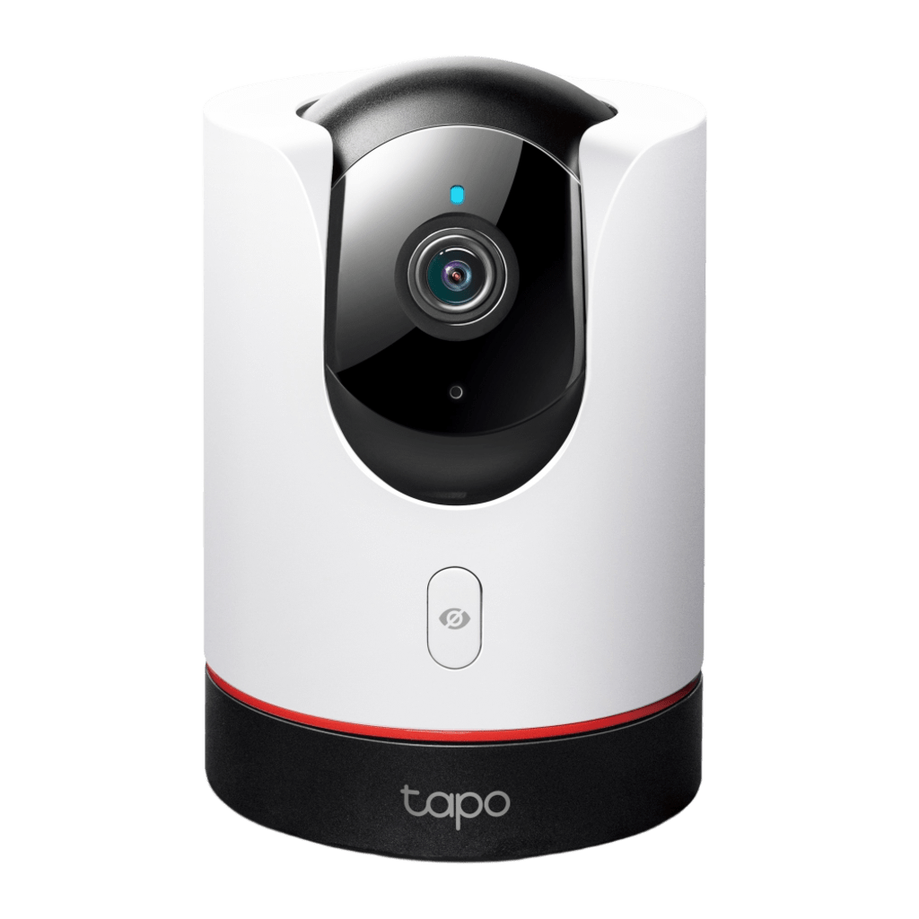 Camara de Seguridad Wi-Fi Pan/Tilt AI / 2K QHD (2688 × 1520 px) / Visión Starlight F1.6 / Detección IA Personas-Mascotas-Vehículos / Audio Bidireccional / Wi-Fi 6 / Privacidad Física / Almacenamiento microSD 512GB