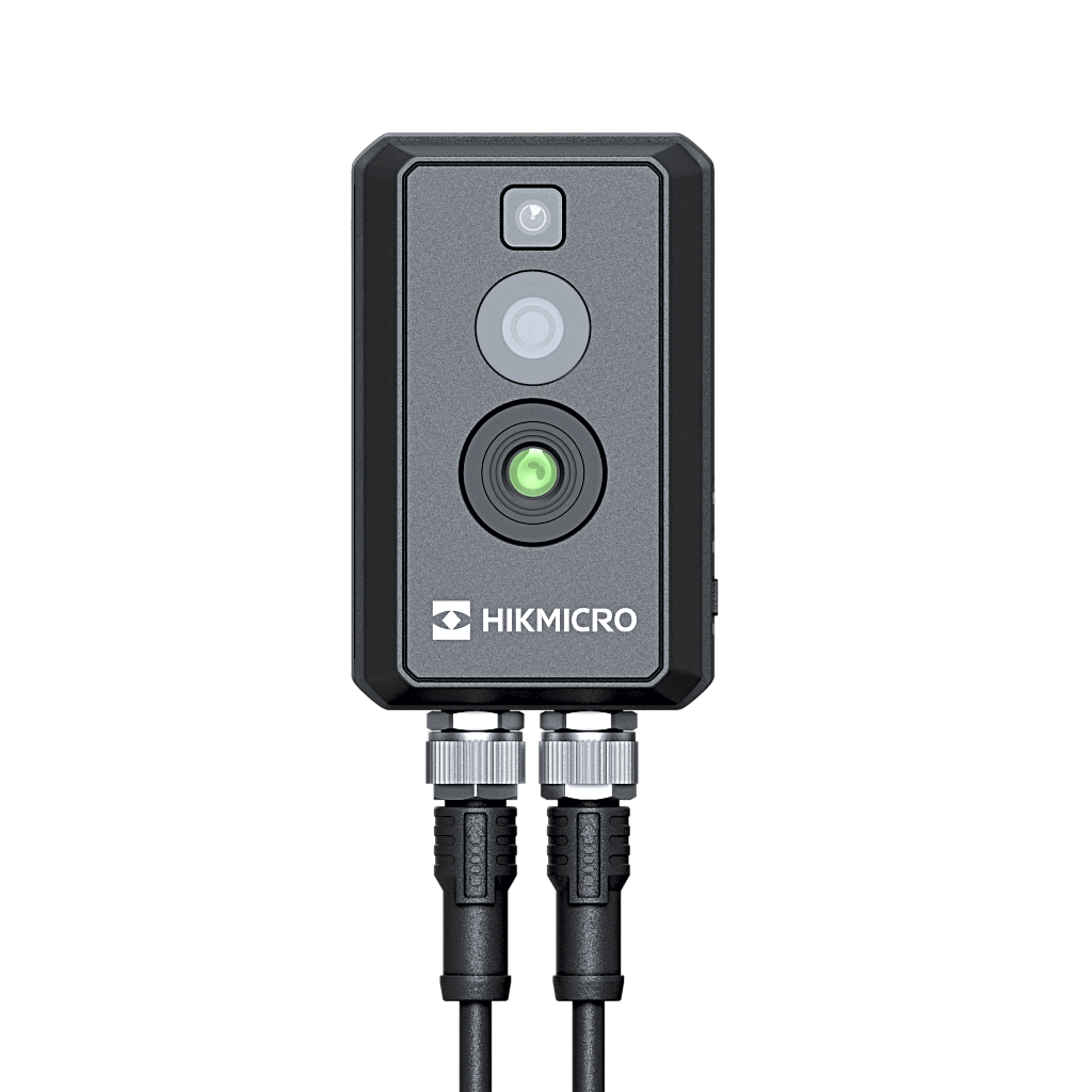 Camara Térmica Cubo IP / 256x192 / Rango dual -20°C a 550°C / Precisión ±2°C / Lente 2.1mm F1.0 / Punto, línea, área / PoE / IP67 / Ideal para Sites o Lugares Pequeños