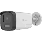 [Audio Bidireccional + Dual Light + ColorVu] Bala TURBOHD 3K (5 Megapixel) / Lente 2.8mm / 40 mts IR EXIR + 40 mts Luz Blanca / Micrófono y Bocina Integrado / Exterior  IP67 / Metal / dWDR