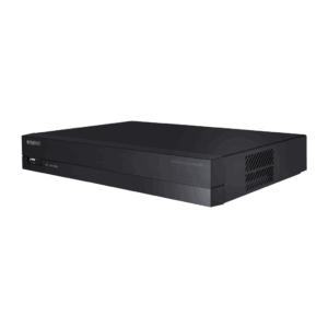 NVR 8 Megapíxel / 8 canales / H.265 / P2P Wisenet / 8 puertos PoE / Incluye 4TB para grabacion / NDAA