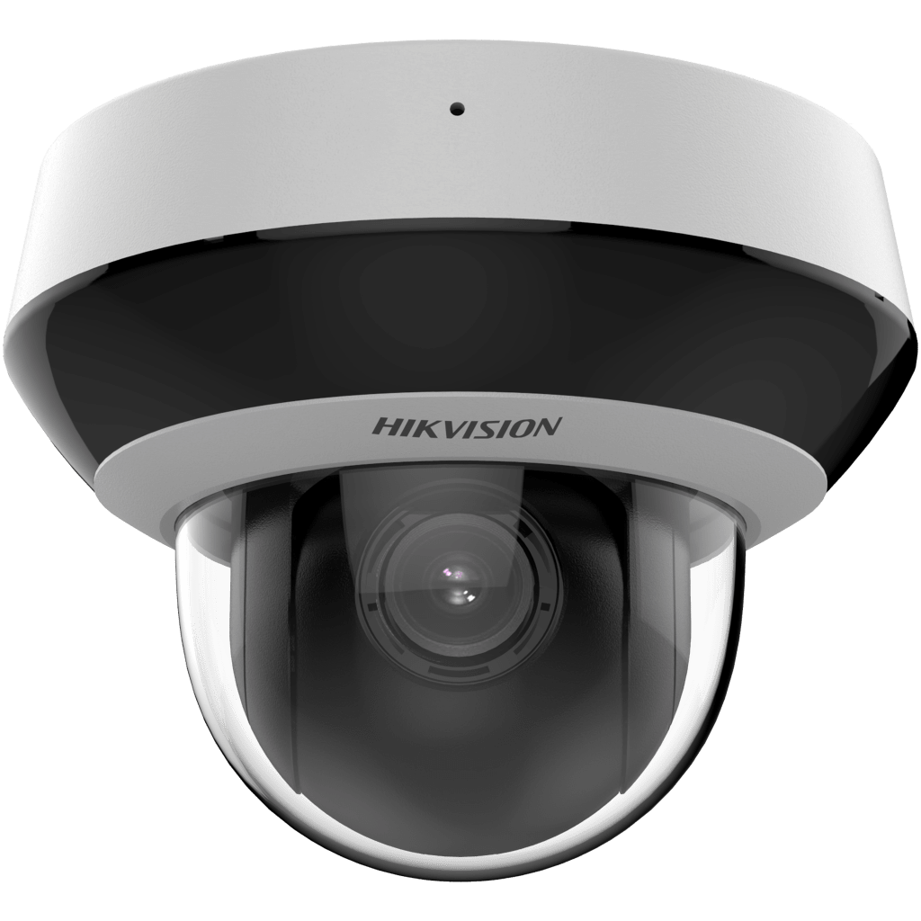 Mini Domo PTZ IP 4 Megapixel / 4X Zoom / Micrófono y Bocina Integrada / ACUSENSE / H.265+ / 20 mts IR EXIR / WDR / PoE / IK10 / IP66 / DarkFighter /  / Micro SD