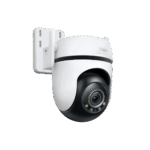 Camara de Seguridad Exterior PTZ Wi-Fi / 2K QHD 4MP (2560×1440) / Visión Nocturna Color Starlight / Seguimiento 360° / IP66 / Detección IA Personas-Mascotas-Vehículos / Audio Bidireccional / Almacenamiento microSD 512