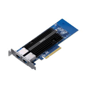 Adaptador de Red Synology E10G30-T2 | Doble Puerto 10 GbE | PCIe 3.0 x8 | Compatible con Synology | Link Aggregation.