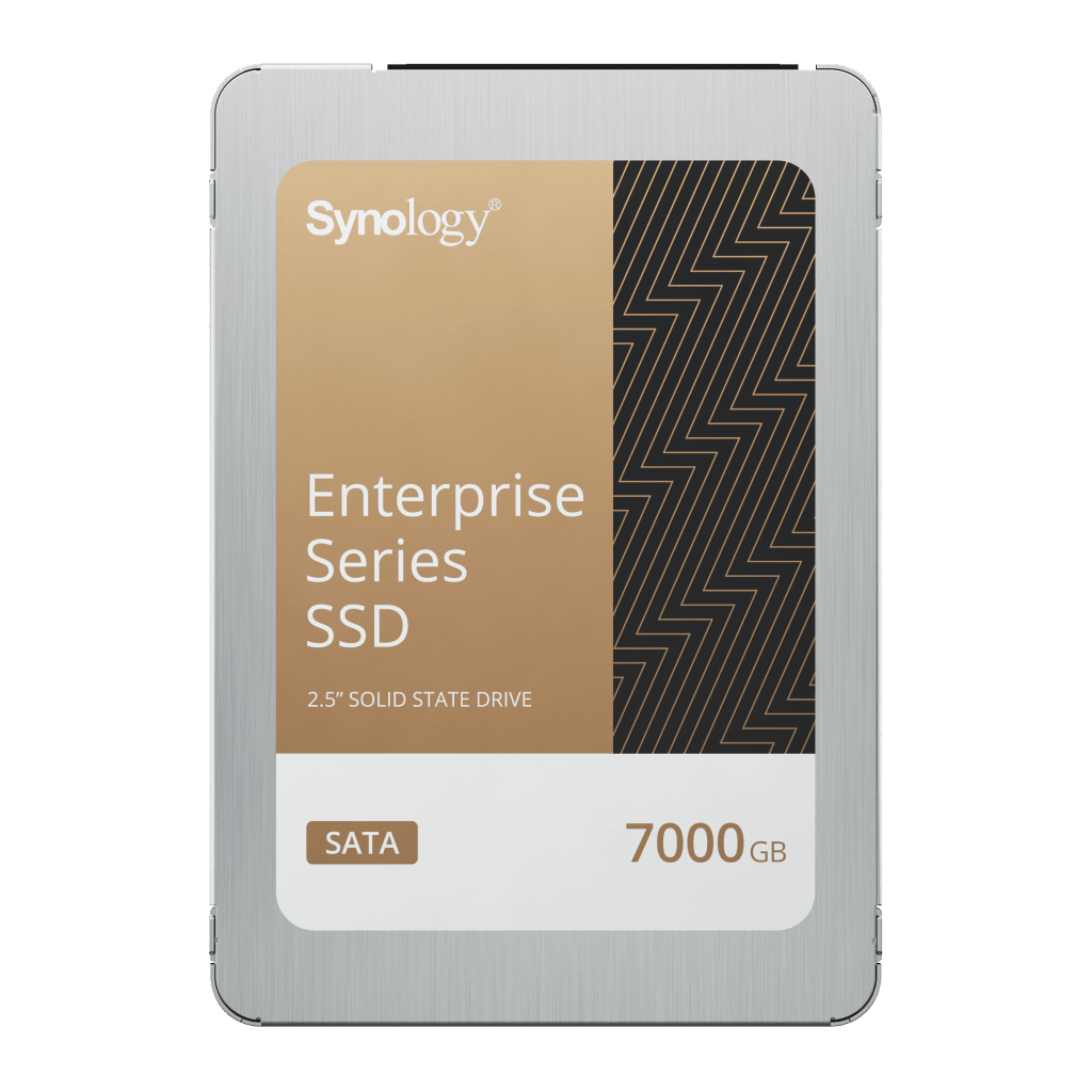 SSD SATA de 2,5" Serie Enterprise | 7000 GB | Alto Rendimiento Estable | Resistencia Empresarial | Protección de Datos Integral | Análisis de Vida Útil | Compatibilidad con Synology DSM | Garantía de 3 Años.