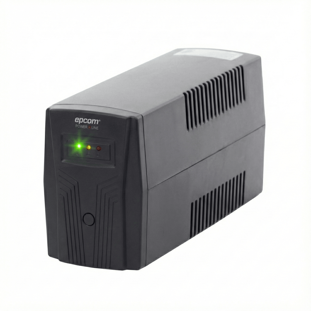 UPS de 850VA/510W / Topología Línea Interactiva / Entrada y Salida 120 Vca / Regulador de Voltaje AVR 80-150 Vca / Clavija NEMA 5-15P / 4 Tomas NEMA 5-15R /Sin RJ11 ni RJ45