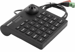 Mini Teclado controlador PTZ con pantalla LCD y joystick altamente resistente