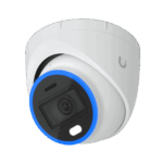 Cámara UniFi Protect Turret AI blanca / 4K(8MP) / Ángulo ultra-ancho 109.9 / Visión Nocturna IR 40 m / AI Avanzado: Reconocimiento de Rostros y Matrículas / LED para color en la noche / Micrófono 2 vías / ranura M